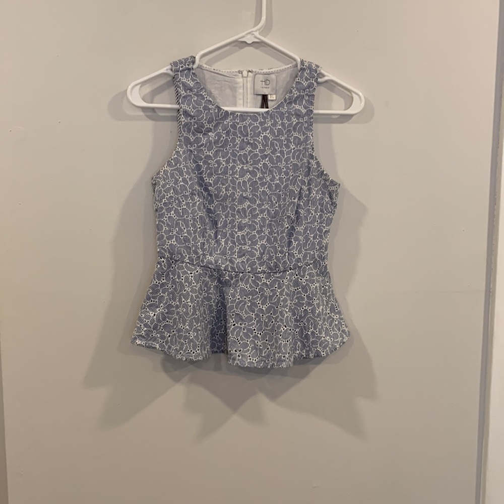 Anthropologie Peplum top